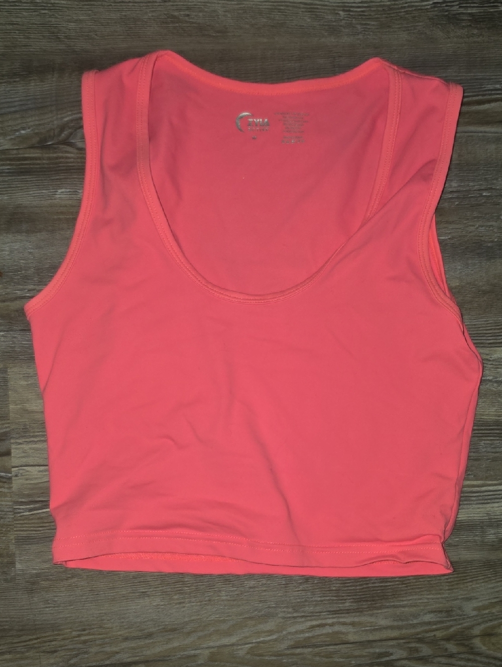 Women’s Coral Scoop Crop Tank Top